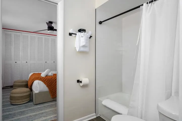 Bathroom 1 tub and shower